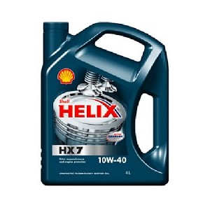Полусинтетическое моторное масло Shell Helix HX7 10W-40 (4)