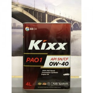 GS Oil Kixx PAO 1 0W-40 (4л)