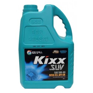 Синтетическое моторное масло KIXX SUV 5W-40 (6л)
