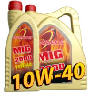 Полусинтетическое моторное масло MIG 2000 MOS 2, SAE 10W-40 4л