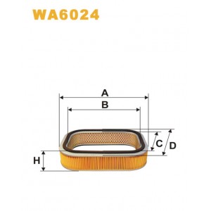 Воздушный фильтр WIX WA6024