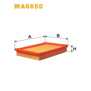 Воздушный фильтр WIX WA6650 Воздушный фильтр WIX WA6650