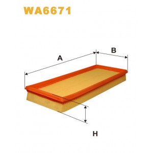 Воздушный фильтр WIX WA6671