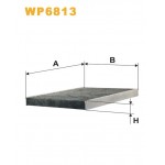 Фильтр салона WIX WP6813