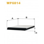 Фильтр салона WIX WP6814