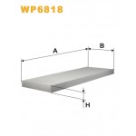 Фильтр салона WIX WP6818