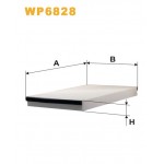 Фильтр салона WIX WP6828