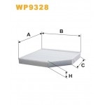 Фильтр салона WIX WP9328