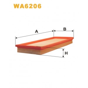 Воздушный фильтр WIX WA6206