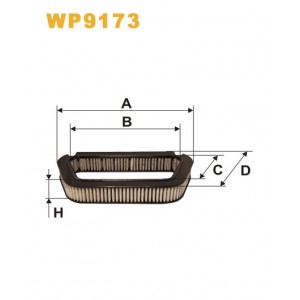 Фильтр салона WIX WP9173