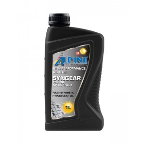 Трансмиссионное масло Alpine Syngear SAE 75W-90 (1)