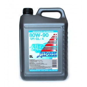 Трансмиссионное масло Alpine Gear Oil SAE 80W-90 GL-4 (5)