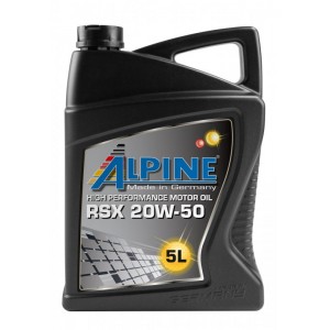 Минеральное моторное масло Alpine RSX 20W-50 (5)