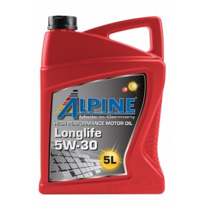 Синтетическое моторное масло Alpine Longlife 5W-30 (5)