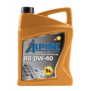 Синтетическое моторное масло Alpine RS 0W-40 (5)
