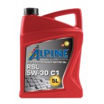 Синтетическое моторное масло Alpine RSL 5W-30 C1 (5)