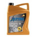 Синтетическое моторное масло Alpine Longlife III 5W-30 (5)