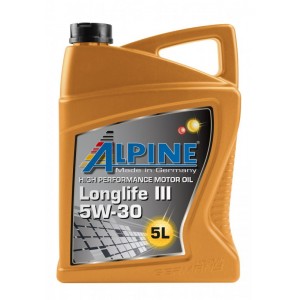 Синтетическое моторное масло Alpine Longlife III 5W-30 (5)
