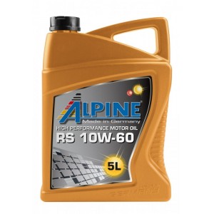 Синтетическое моторное масло Alpine RS 10W-60 (5)