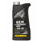 Синтетическое моторное масло MANNOL О.Е.М for Chevrolet Opel 5W-30 (1)