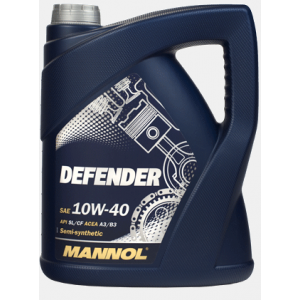 Полусинтетическое моторное масло MANNOL DEFENDER 10W-40 (4)