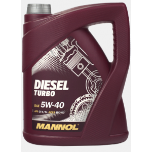 Синтетическое моторное масло MANNOL DIESEL TURBO 5W-40 (5)