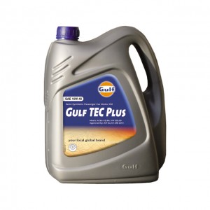 Полусинтетическое моторное масло GULF Tec Plus 10W-40 (5)
