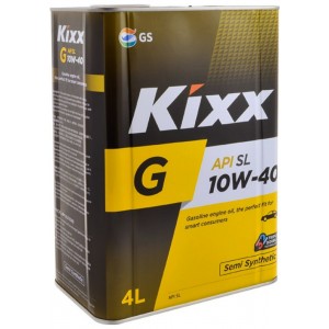 Полусинтетическое моторное масло Kixx G SL 10W-40 (4)