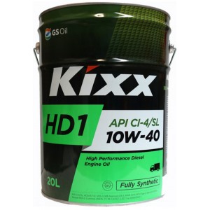 Cинтетическое моторное масло Kixx HD1 10W-40 (20л)