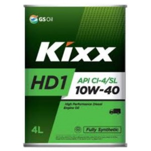 Cинтетическое моторное масло Kixx HD1 10W-40 (4л)