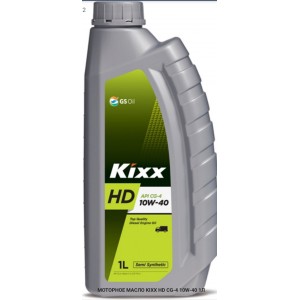 Полусинтетическое моторное масло Kixx HD 10W-40 CG-4 (1л)