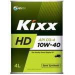 Полусинтетическое моторное масло Kixx HD 10W-40 CG-4 (4л)