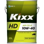 Полусинтетическое моторное масло Kixx HD 10W-40 CG-4 (20л)