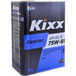 Трансмиссионное масло KIXX Geartec GL-4 75W85 (4L)