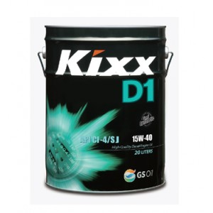 Синтетическое моторное масло KIXX D-1 15W-40 CI-4 (20L)