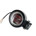 Светодиодная LED фара 20W 2 линзы СТГ и ДХО круглая ФЛ-314