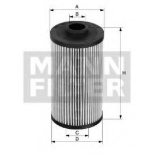 Фильтр масляный Mann HU 1072 x