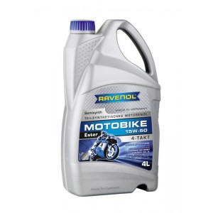 Масло для мотоциклов RAVENOL Motobike 4-T Ester 15W-50 (5)