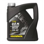 Синтетическое моторное масло MANNOL О.Е.М for Renault Nissan 5W-30 (5)