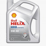 SHELL HELIX HX8 SYNTHETIC 5W-40 4L