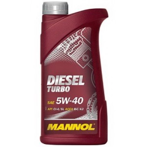 Синтетическое моторное масло MANNOL DIESEL TURBO 5W-40 (1)