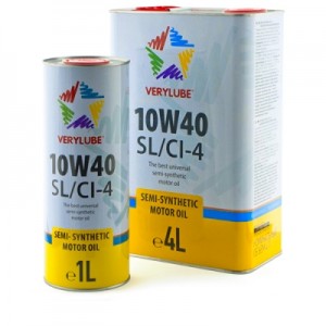 Полусинтетическое моторное масло Verylube 10W-40 SL/CI-4 (4)