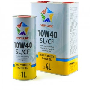 Полусинтетическое моторное масло Verylube 10W-40 SL/CF (1)