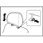 Втулка подголовника Матиз левая (GM)