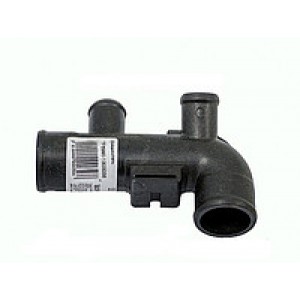 Патрубок радиатора Ланос 1,5 DOHC Chery отводящий с тройником в сборе (ZAZ) OE