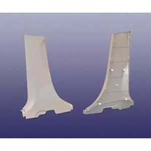 Накладка наружной стойки передней двери Ланос 3х.дв хэчбек левая (GM)