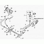 Кронштейн трубки гидроусилителя Нексия (GM) Кронштейн трубки гидроусилителя Нексия (GM)