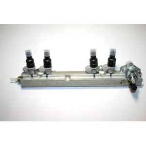 Рампа топливная Сенс 1.3 пластм. с форсунками Bosch, регулятором и проводкой (ОЕ)