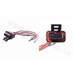 Разъем на реле генератора Ланос 3/4 конт (ОЕ) Разъем на реле генератора Ланос 3/4 конт (ОЕ)