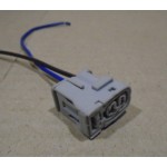 Разъем моторчика стеклоомывателя Ланос 2х конт (PL) Разъем моторчика стеклоомывателя Ланос 2х конт (PL)